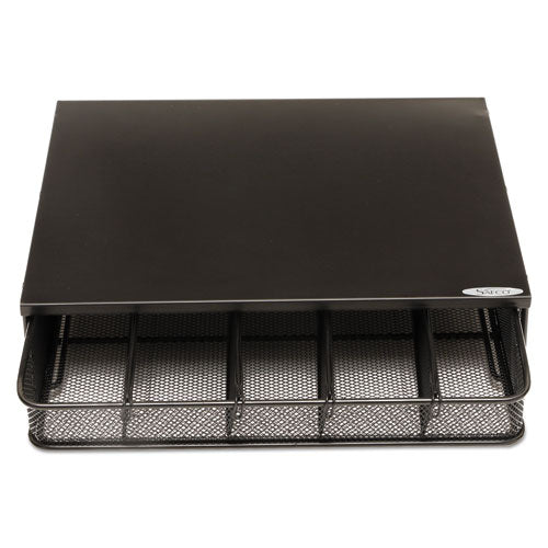 One Drawer Hospitality Organizer, 5 Compartments, 12.5 X 11.25 X 3.25, Black