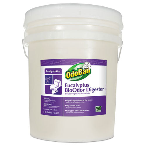 Bioodor Digester, Eucalyptus Scent, 32 Oz Spray Bottle, 12/carton