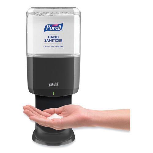 Es6 Touch Free Hand Sanitizer Dispenser, 1,200 Ml, 5.25 X 8.56 X 12.13, Graphite