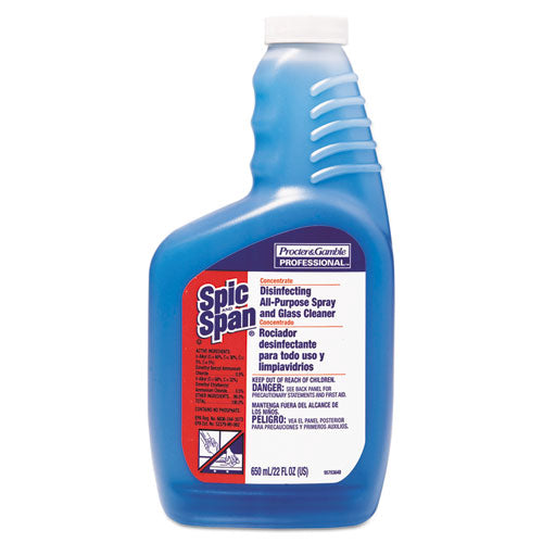 Disinfecting All-purpose Spray And Glass Cleaner, Fresh Scent, 32 Oz Spray Bottle, 6/carton