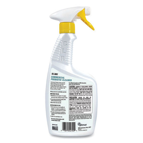 Commercial Probiotic Cleaner, Lemon Scent, 32 Oz Spray Bottle, 6/carton