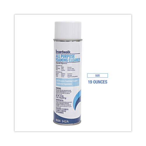 All-purpose Foaming Cleaner W/ammonia, 19 Oz Aerosol Spray, 12/carton