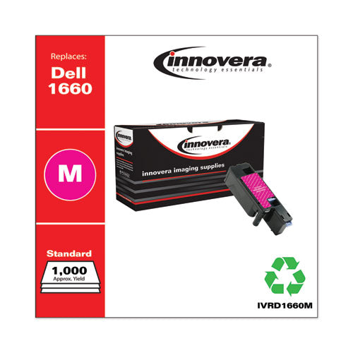Remanufactured Magenta Toner, Replacement For 332-0401, 1,000 Page-yield
