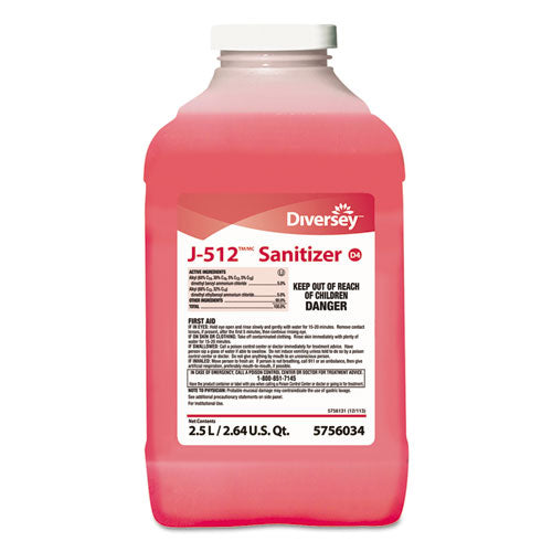 J-512tm/mc Santizer, 32 Oz Accumix Bottle, 6/carton