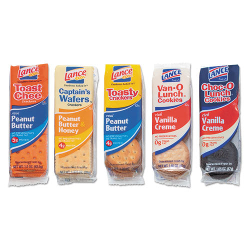 Cookies and Crackers Variety Pack, Assorted, 36/Box, Ships in 1-3 Business Days Cookies and Crackers Variety Pack, Assorted, 36/Box, Ships in 1-3 Business Days