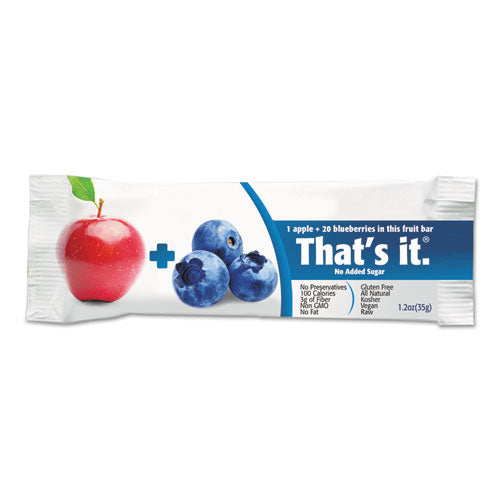 Nutrition Bar, Probiotic Blueberry Fruit, 1.2 Oz Bar, 12/box, Ships In 1-3 Business Days