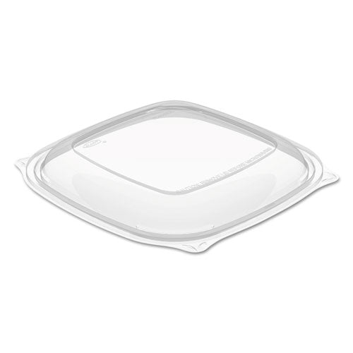 Presentabowls Pro Clear Square Bowl Lids, Large Vented Square, 8.5 X 8.5 X 1, Clear, Plastic, 63/bag, 4 Bags/carton