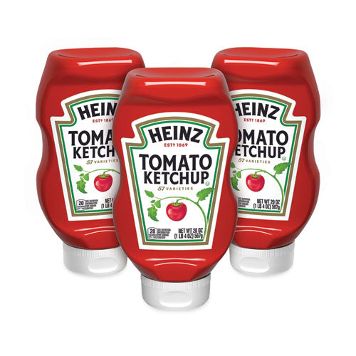 Tomato Ketchup Squeeze Bottle, 44 oz Bottle, 3/Pack, Ships in 1-3 Business Days Tomato Ketchup Squeeze Bottle, 44 oz Bottle, 3/Pack, Ships in 1-3 Business Days