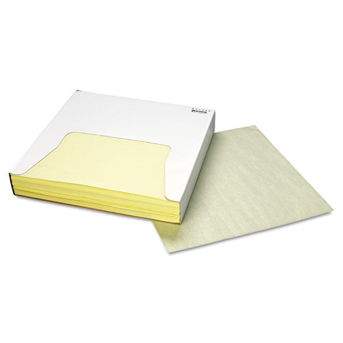 Grease-resistant Paper Wraps And Liners, 12 X 12, Yellow, 1,000/box, 5 Boxes/carton