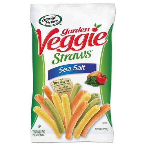 Veggie Straws, Cheddar Cheese/sea Salt/zesty Ranch, 1 Oz Bag, 30 Bags/carton, Ships In 1-3 Business Days