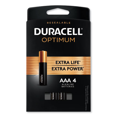 Optimum Alkaline Aaa Batteries, 4/pack