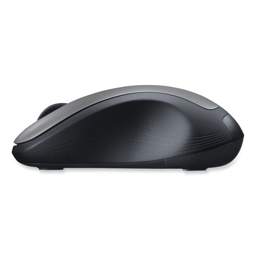 M310 Wireless Mouse, 2.4 Ghz Frequency/30 Ft Wireless Range, Left/right Hand Use, Silver/black