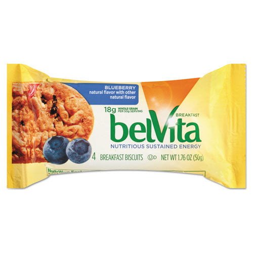 belVita Breakfast Biscuits, Cinnamon Brown Sugar, 1.76 oz Pack, 25 Packs/Carton, Ships in 1-3 Business Days belVita Breakfast Biscuits, Cinnamon Brown Sugar, 1.76 oz Pack, 25 Packs/Carton, Ships in 1-3 Business Days