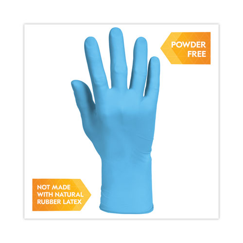 G10 Comfort Plus Blue Nitrile Gloves, Light Blue, X-large, 1,000/carton