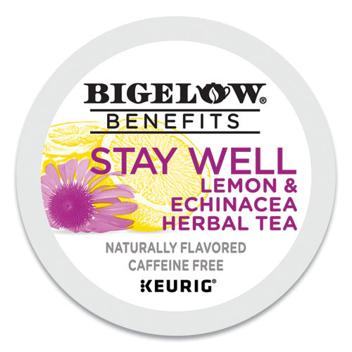 Benefits Lemon And Echinacea Herbal K-cup, 0.11 Oz, 22/box