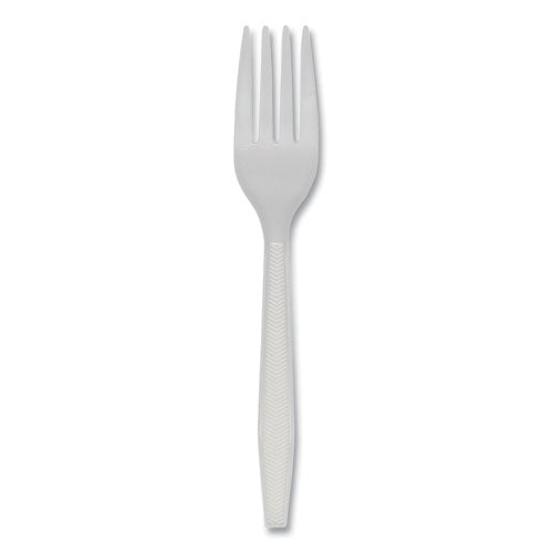 Meadoware Cutlery, Soup Spoon, Medium Heavy Weight, Black, 1,000/carton