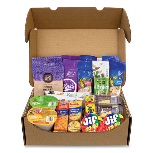 On The Go Snack Box, 27 Assorted Snacks, Ships In 1-3 Business Days