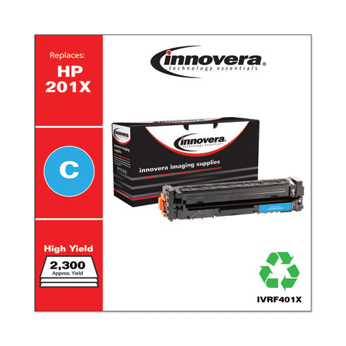 Remanufactured Cyan High-yield Toner, Replacement For 201x (cf401x), 2,300 Page-yield