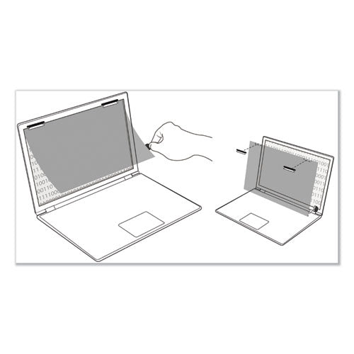 Gold Frameless Privacy Filter For 15.4" Widescreen Macbook Pro Touch, 16:10 Aspect Ratio