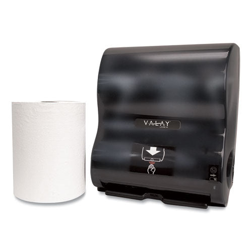 Valay 10 Inch Roll Towel Dispenser, 13.25 X 9 X 14.25, Black