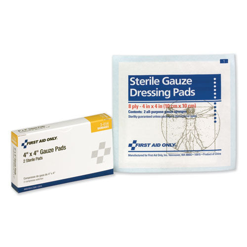 Smartcompliance Gauze Pads, Sterile, 12-ply, 3 X 3, 5 Dual-pads/pack