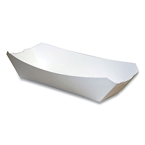 Paperboard Food Tray, #12 Beers Tray, 6 X 4 X 1.5, White, Paper, 300/carton