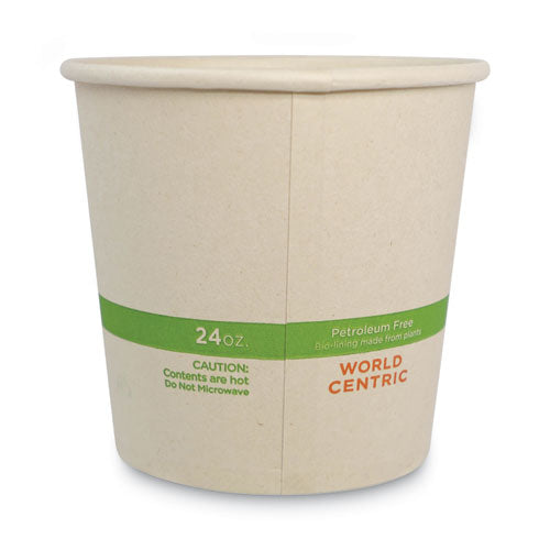 No Tree Paper Bowls, 24 Oz, 4.4" Diameter X 4.5"h, Natural, Sugarcane, 500/carton