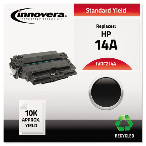 Remanufactured Black Toner, Replacement For 14a (cf214a), 10,000 Page-yield