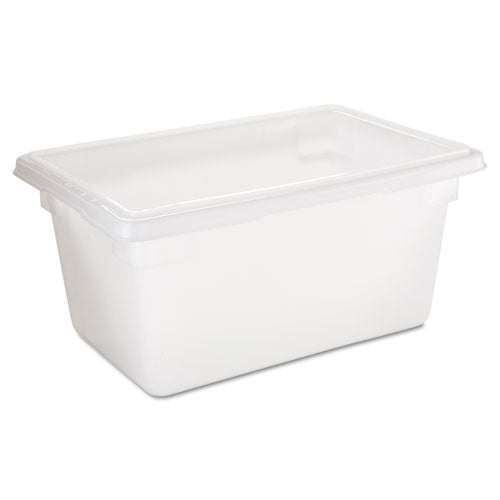 Food/tote Boxes, 3.5 Gal, 18 X 12 X 6, White, Plastic