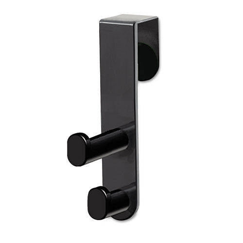 Plastic Coat Hook, 1-hook, 1.75 X 5.25 X 4, Black