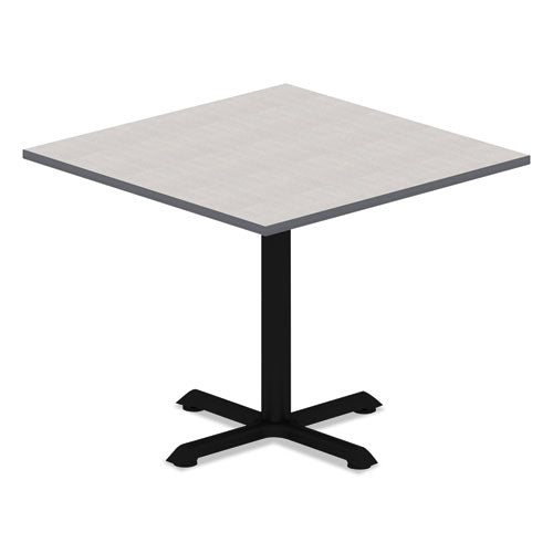 Reversible Laminate Table Top, Square, 35.38w X 35.38d, White/gray