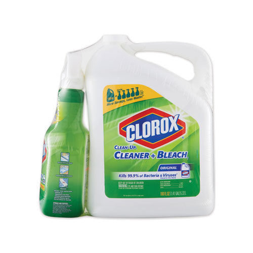 Clean-up Cleaner + Bleach, Original, 32 Oz Spray Bottle, 9/carton