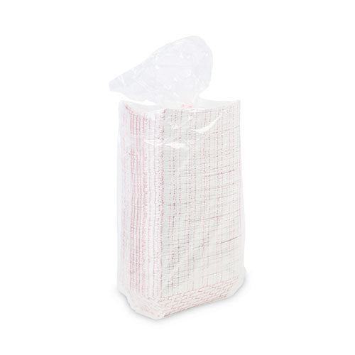 Paper Food Baskets, 0.25 Lb Capacity, 2.69 X 1.05 X 4, Red/white, 1,000/carton