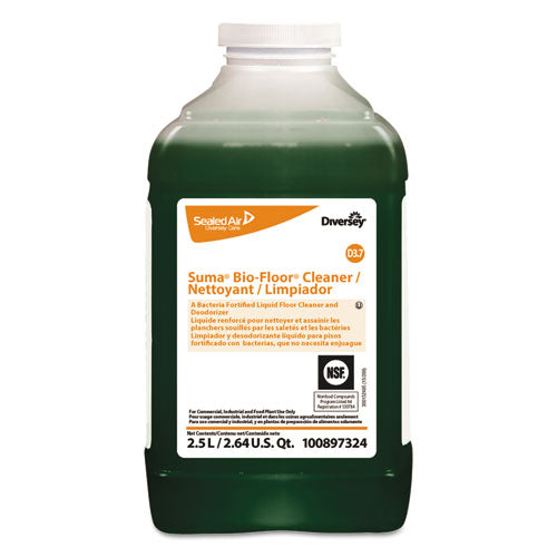 Suma Bio-floor Cleaner, Unscented, Liquid, 1 Gal, 4/carton