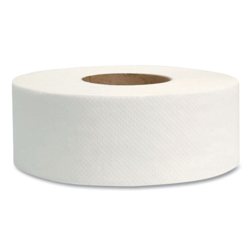 Jumbo Bath Tissue, Septic Safe, 2-ply, White, 3.3" X 500 Ft, 12/carton