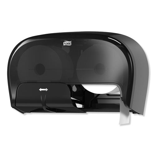 High Capacity Bath Tissue Roll Dispenser For Opticore, 16.62 X 5.25 X 9.93, Black