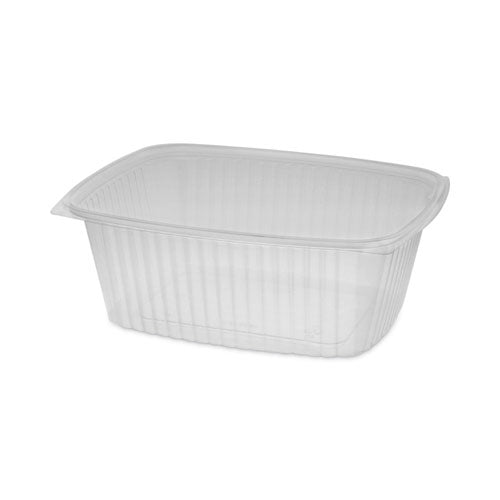 Showcase Deli Container, Base Only, 1-compartment, 64 Oz, 9 X 7.4 X 4, Clear, Plastic, 220/carton