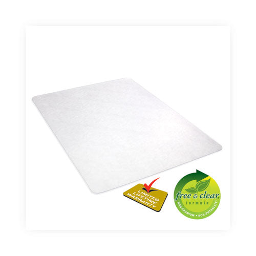 Economat All Day Use Chair Mat For Hard Floors, 46 X 60, Clear, Drop Ship Item