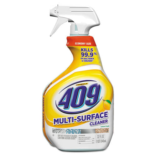 Multi-surface Cleaner, Lemon, 32 Oz Spray Bottle, 9/carton