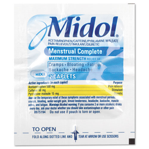 Complete Menstrual Caplets, Two-pack, 30 Packs/box
