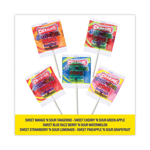 Sweet And Sour Pop, 1.95 Lb, Assorted Flavors, 48/box, Ships In 1-3 Business Days