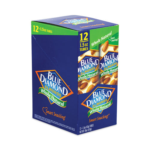 Whole Natural Almonds, 1.5 Oz Bag, 12 Bags/box  Ships In 1-3 Business Days