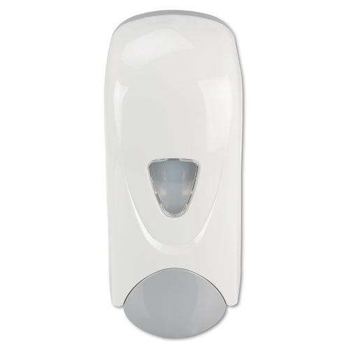 Foam-eeze Bulk Foam Soap Dispenser With Refillable Bottle, 1,000 Ml, 4.88 X 4.75 X 11, White/gray
