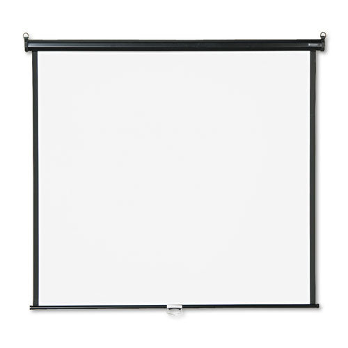 Wall Or Ceiling Projection Screen, 84 X 84, White Matte Finish