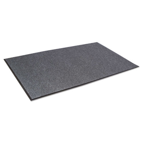 Needle Rib Wipe And Scrape Mat, Polypropylene, 48 X 72, Gray