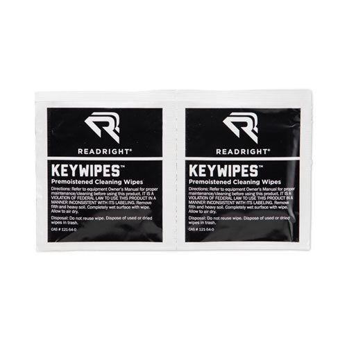 Keywipes Keyboard Wet Wipes, 6.88 X 5, 18/box