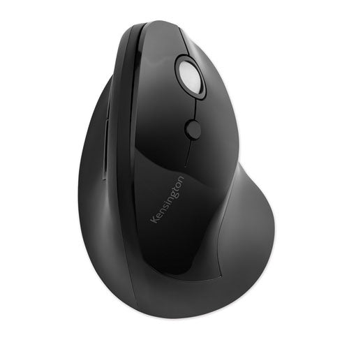 Pro Fit Ergo Vertical Wireless Mouse, 2.4 Ghz Frequency/65.62 Ft Wireless Range, Right Hand Use, Gray