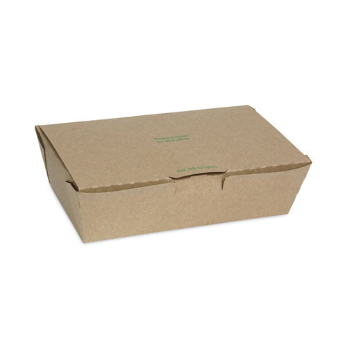 Earthchoice Tamper Evident Onebox Paper Box, 9.04 X 4.85 X 2.75, Kraft, 162/carton