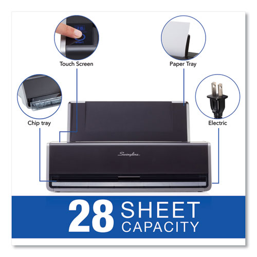 28-Sheet Commercial Electric Two-Hole Punch, Fixed 9/32 28-Sheet Commercial Electric Two-Hole Punch, Fixed 9/32