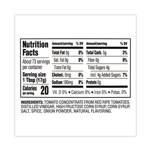 Tomato Ketchup Squeeze Bottle, 44 oz Bottle, 3/Pack, Ships in 1-3 Business Days Tomato Ketchup Squeeze Bottle, 44 oz Bottle, 3/Pack, Ships in 1-3 Business Days